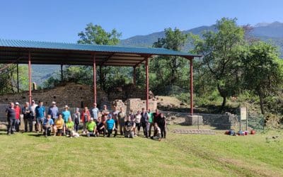 San Pelay de Gavín: trabajos de desbroce